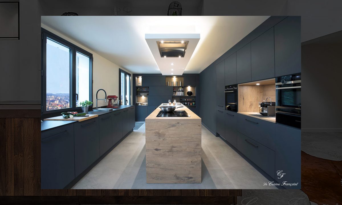 La Cuisine Française ATELIER - Cuisine style loft en chêne massif | LM ...